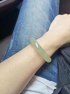和田玉晴水手镯